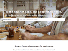 Tablet Screenshot of familyassets.com